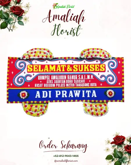 Papan Bunga Ucapan Selamat Mataiwoi